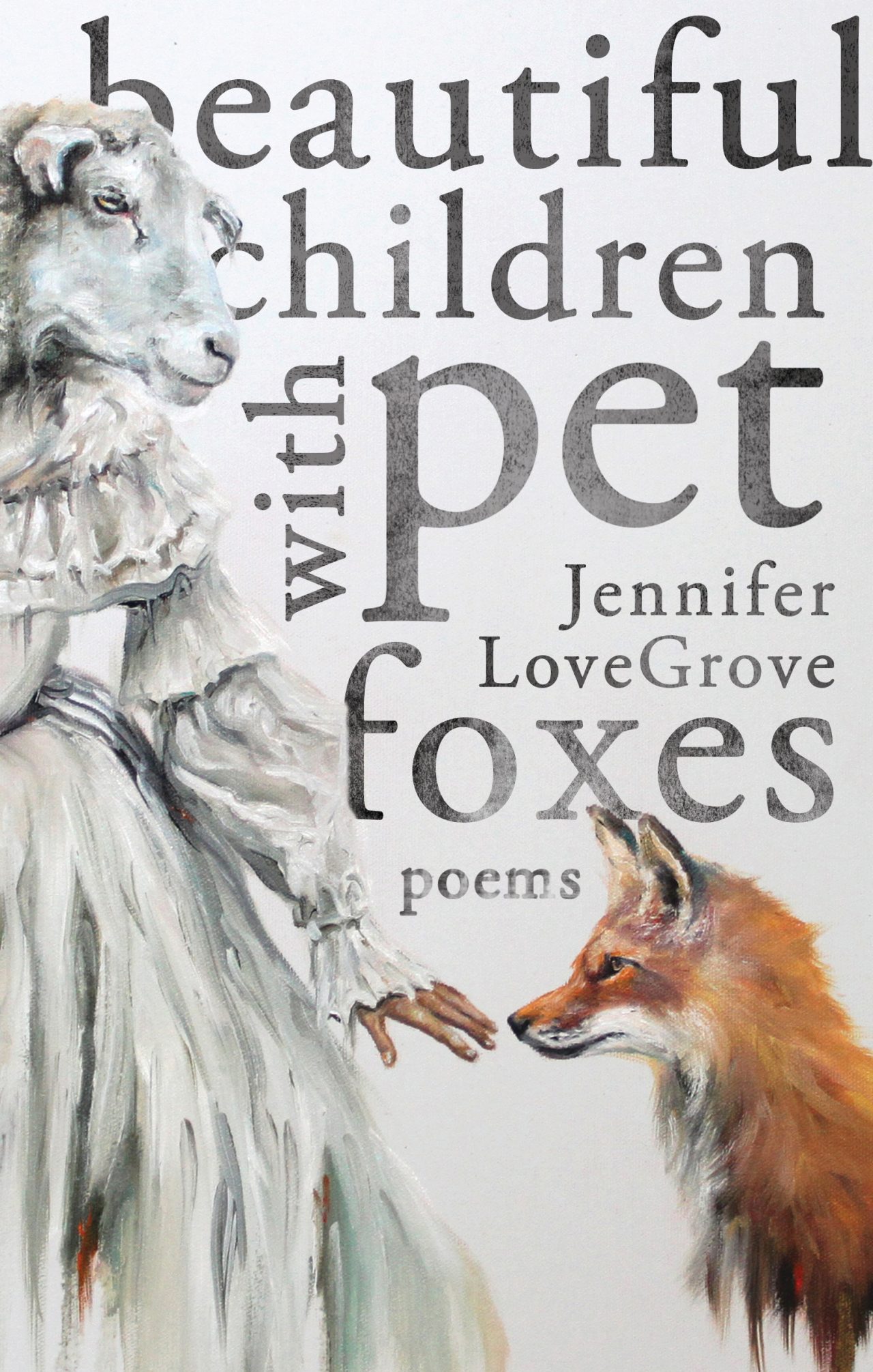 cover of beautiful children with pet foxes
